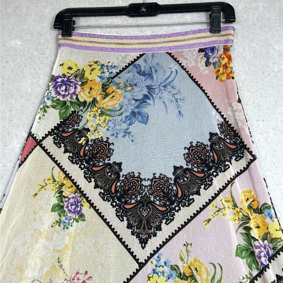 Vintage Petit Pois Skirt Womens Small Floral Print Skirt Y2K Boho Fairy - Picture 2 of 14